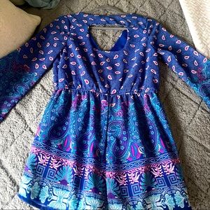 Jumpsuit short with long sleeves